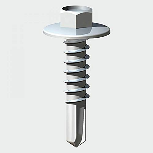 TIMco L25B Hex No.3 Self-Drilling Screw 5.5 x 25 - Silver Ruspert (Box of 100)