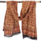 GURU SHOP Leichter Pareo, Sarong, Handbedrucktes Baumwolltuch- rot Kombination 9, Herren/Damen, Baumwolle, Size:One Size, 180x110 cm