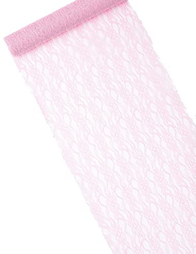 Generique - Chemin Table Dentelle Rose Pale