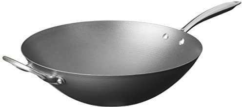 Nordic Ware Asian Spun Wok, 14, Metallic