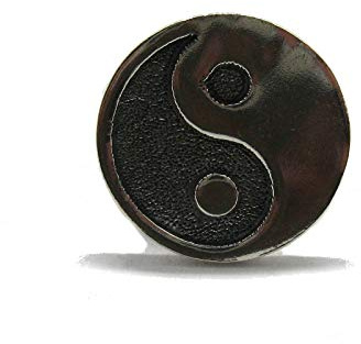 Handgefertigt sterling silber ring Yin Yang 925 Einstellbare Größe R001835