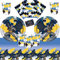 Offer Shop Artículos para la Fiesta de Batman Dark Knight Juego de vajilla para la Fiesta de cumpleaños de Batman 16- Placas de superhéroes Copas Servilletas Cubierta de Mesa