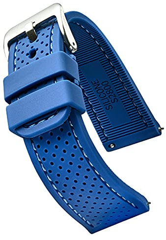 Bracelet de montre Alpine, de qualité supérieure, sportif, étanche, en silicone, avec libération rapide, bracelet de montre en caoutchouc souple, couleurs assorties,20 mm, 22MM, Décontracté