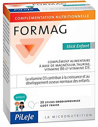 PILEJE Formag Children's Strawberry Flavor 20 Stick – 1 Unit