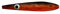 Balzer Colonel Z Seatrout Inliner 90mm 9cm 26g UV Schwarz Orange 133150001 Durchlaufblinker Meerforellenblinker Meerforelle