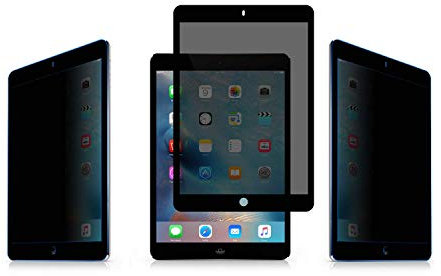 Thorani Privacy Filter für Apple iPad mini 4 & 5 2019 (7.9) Hochformat - Matte, dünne, blasenfreie Panzerglasfolie mit Blickschutzfilter