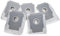vhbw 5X Staubsaugerbeutel Ersatz für iRobot 4626194 für Staubsauger - Mikrovlies, 15,2cm x 12.6cm, Weiß
