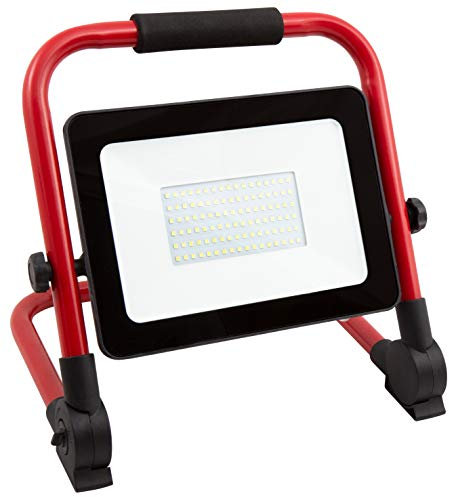McShine - LED Akku-Baustrahler Baustellen Fluter | LEB-50-B | 50 Watt, 3.500 lm, IP54, neutralweiß, 4000K