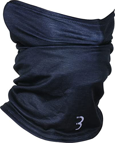 BBB Unisex Komfort Fahrrad Schal Herren Damen Multifunktionstuch Neckwarmer Schnelltrocknender Stoff Nahtloses Design, Schwarz, Einheitsgröße EU