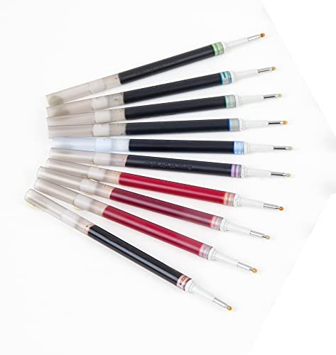 Pentel LR7 Pack Refill EnerGel inchiostro ultrascorrevole, asciugatura istantanea, punta 0,7 mm, colori assortiti, 27 pezzi