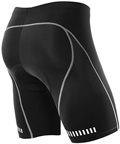 NOOYME Radlerhose Herren mit Sitzpolster 4D Fahrradhose Herren Schnelltrockende& Elastische Radhose Herren– Verbesserte Elastizität und Luftdurchlässigkeit Radlerhose Herren