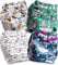 Littles and Bloomz FLP2-0408 Windel, wiederverwendbar, Standard-Popper, 4 Windeln