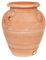 Biscottini Pot de Fleur Interieur L28xPR25xH30 - Pot de Fleur en Terre cuit - Pots de Fleurs - Jardinieres Exterieur - Décoration - Pot en Terre Cuite - Pot Terre Cuite