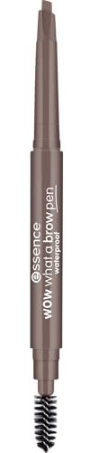 essence wow what a brow pen waterproof, Augenbrauenstift, Nr. 01, Braun, sofortiges Ergebnis, matt, vegan, wasserfest, ohne Mikroplastikpartikel, Nanopartikel frei, 1er Pack (0.2g)