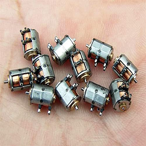 AGOUNOD Schrittmotor 1 0pcs Präzision 2-Phasen 4-Draht 4. 7mm Ultra Mini Micro Electric Stepper Motor Tritt for Digital Products Camera