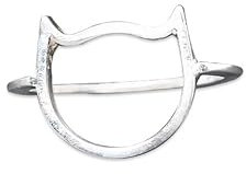 Katzen ring 925 Sterling Silber Handgefertigter Schmuck als Geschenk (50 (15.9))