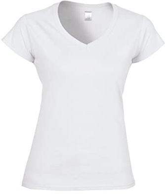 Gildan T-Shirt Marke Softstyle® Ladies' V-Neck T-Shirt