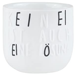 Räder Guten Morgen. Eierbecher Kein Ei ist auch Keine Lösung