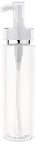 Colcolo Mini Pompe de Bouteille En Verre Transparent Vide de Parfum DIY, 200 ml