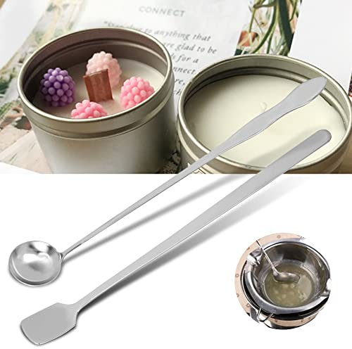 Restokki Cucchiaino Multifunzione In Acciaio Inossidabile - Lungo Manico per Candelotti da Tè e Caffè, Design Moderno (#2)