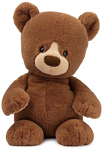GUND Knox Teddybär, Premium Stofftier ab 1 Jahren, braun/creme, 30,5 cm