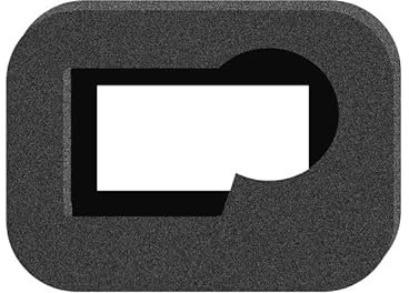 Schaumstoff Windslayer Gehäuse Case für DJI OSMO Action 3, Schwamm Windschutzscheibe Windslayer Abdeckung Gehäuse Rahmen Case