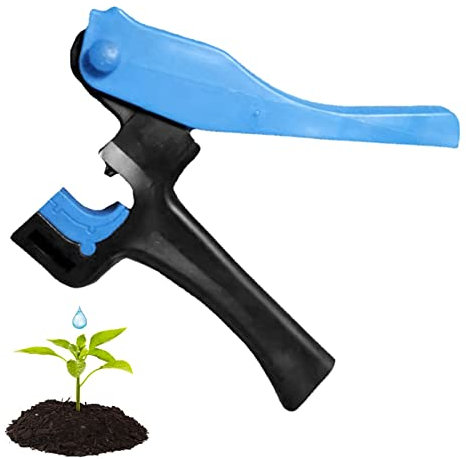 Perforadora para Goteo, Herramienta perforación 4 mm para Agujeros riego, perforación Manguera Reutilizable, para Tubos PE, aspersores, goteros y más Fulenyi