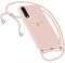 Handykette Hülle für Samsung Galaxy A50 Hülle Necklace, Herz Motiv Muster Handyhülle für Samsung Galaxy A50 Hülle mit Band Kordel zum Umhänge Ultradünn Hülle für Samsung A50/A30s Handykette (Rosa)