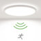 Zemty Motion Sensor Lights Indoor 18W 1800LM 5000K, Ø 9Inch/23cm LED Ceiling Light Bathroom Lights Ceiling Waterproof, Flush Shed Light for Toilet,Stair,Loft,Porch,Bath,Attic,Garage lighting,Outdoor
