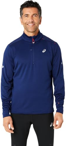 Asics 2011D108 - Road Winter 1/2 Zip MID Layer 400 Blue E Gr. M