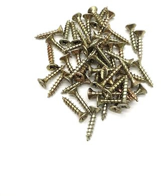 50 Pcs Wood Screws Double Countersunk General Purpose (4mm x 20mm)