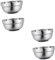 MAGICLULU Bol Inox Double Paroi 4 Pièces Japon En Âge Haute Capacité