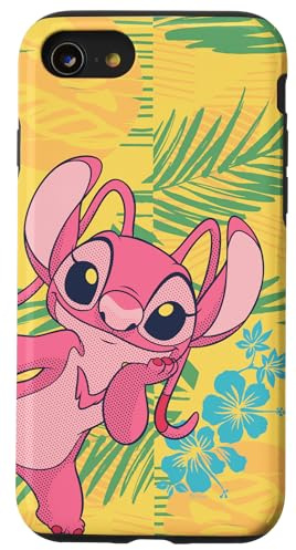 Hülle für iPhone SE (2020) / 7 / 8 Disney Lilo & Stitch Angel Tropical Hawai'i Beach Vibes