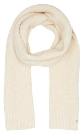 s.Oliver Strick-Schal mit Fischgrätenmuster und Logo-Ring