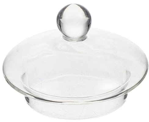 Cabilock Glas-Teekannendeckel-Ersatz: Klarglas-Teekannenabdeckung Blühendes Teekannenteil Zubehör Für 400 Ml Kleine Glas-Teekannen Wasserkocher