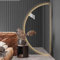 Specchio LED Grande per Bagno Specchio da Parete per Bagno a Mezza Luna Senza Cornice con Interruttore Touch Specchio Moderno per Camera da Letto per Ingresso del Soggiorno (Colore: Taglio Destro,