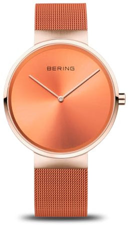 BERING Unisex Uhr Quarz Movement - Classic Collection mit Edelstahl und Saphirglas 14539-565 - Wasserdicht: 5 ATM