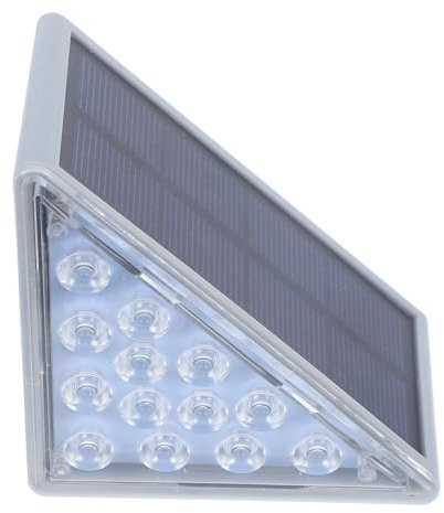 iplusmile Solar Stufenleuchte Stufenleuchten Für Außentreppen Solarleuchten Für Den Außenbereich Dreieck Treppenleuchten Außentreppenleuchten Solar Treppenleuchten Solardeck