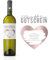 Weinflaschen Etikett | Erlebnisse statt Dinge Gutschein | Personalisiertes Wein Flaschen Etikett | Rubbellos Weinetikett Weihnachten | Geburtstag | Valentinstag (Erlebnisse statt Dinge - Rosa)