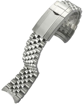 KKFAUS 904L Edelstahlarmband, 20 mm, passend für Rolex GMT-Master GMT M126710 Batman-Armbänder, 20 mm, Achat