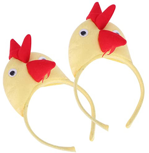 Ipetboom Huhn Stirnband Kreativer Kopfschmuck Für Erwachsene Und Kinder Partyzubehör Maskerade-Haarreifen Mit Hühnerform Für Festival Und Fasching