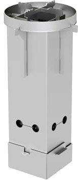 TUOZI Tuozi Grillwagen für vorgefertigte Baustellen (grau, 17 x 17 x 17 x 17 cm) - Verwendung im Freien