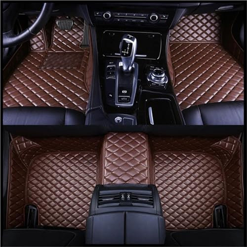 DZSNBMSHD Auto Fußmatten Custom Car Fußmatten Für Mazda MX-5 3. 2005-2014 Auto Teppiche Fuß Coche Zubehör Allwetterfußmatten(Kaffee)