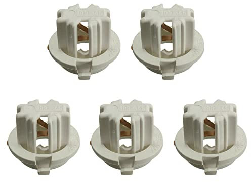 Remingtape 5 STÜCKE Auto RüCklicht Bremsleuchtenhalter P21W Lampenfassung Halter 63216943036 für X3 X5 E53 E65 E66 E83 E70