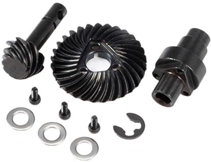 AFCAHEH Schrägverzahntes Kegelradsatz Overdrive Underdrive 24/8T 27/8T 30/8T 33/8T for Axial SCX10 Pro SCX10 II AR44 SCX10 III AR45 Capra F9(30T 8T Reverse Gear)