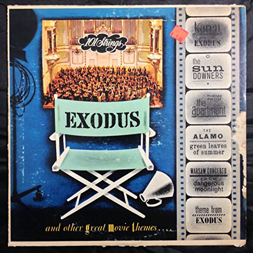 101 Strings Exodus and Other Great Movie Themes Record Album Vinyl