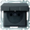 Schneider Electric Merten MEG5210-0414 Wippe für Taster-Modul 1fach Unterputz, anthrazit, System M, Made in Germany