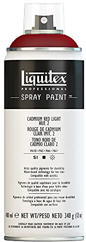 Liquitex Professional Spray Paint 400 ml, Cadmium Red Light Hue 2