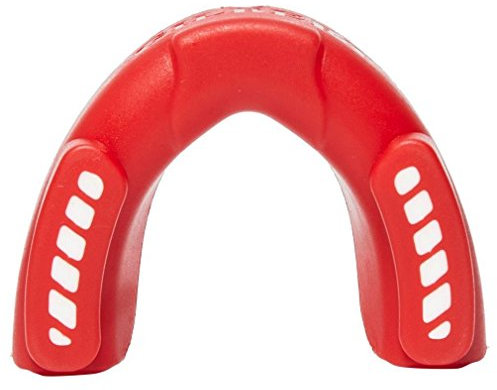 Atomic Mundschutz / Zahnschutz, doppelte Dichte, für Kinder, Rot / Weiß, Unisex Baby, rot, Kindergröße