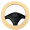 Walser Lammfell Lenkradbezug Auto, 100% Lammfell Lenkradschutz Auto, Auto Lenkradbezug, Lenkradbezug Fell, Lenkrad Bezug, Auto Winter Zubehoer, Lenkradbezug Winter, Lenkrad Wärmer beige 19543